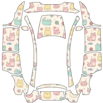 Katzen (cats) – Tesla Model Y L Wrap