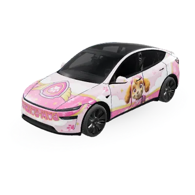 Paw Patrol Skye (Paw patrol skye) – Tesla Model Y Wrap