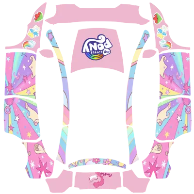 My Little Pony (小马宝莉) – Tesla Model Y L Wrap