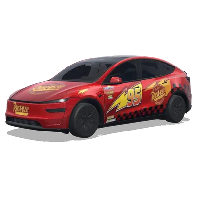 Flash McQueen (mcqueen) – covering Tesla Model Y L