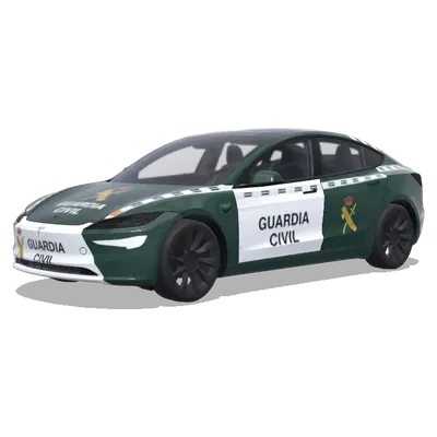 Guardia civil – Tesla Model 3 wrap
