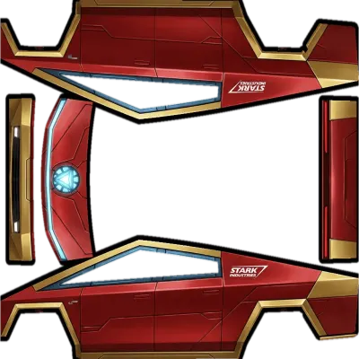 Stark Industries Iron Man (Stark Industries Ironman) – Tesla Cybertruck Wrap