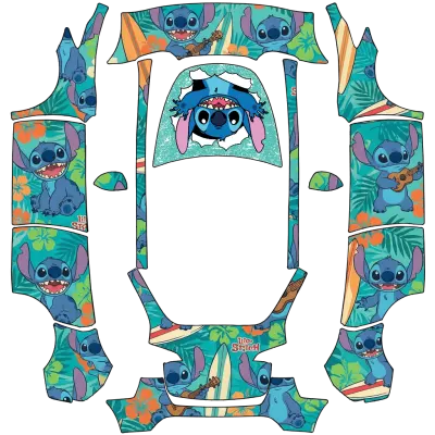 Стич (Stitch) – оклейка Tesla Model Y