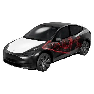 임페리얼 마치 모델 Y 구형 (Imperial March - Model Y Pre-2025 (Original)) – 테슬라 Model Y 랩핑