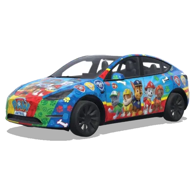 Paw Patrol (paw patrol) – Tesla Model Y Wrap