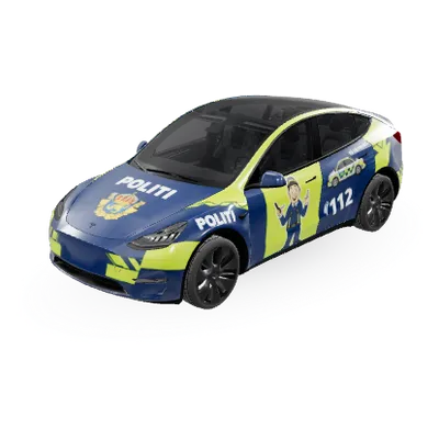 ポリティビル (Politibil) – テスラ Model Y ラッピング