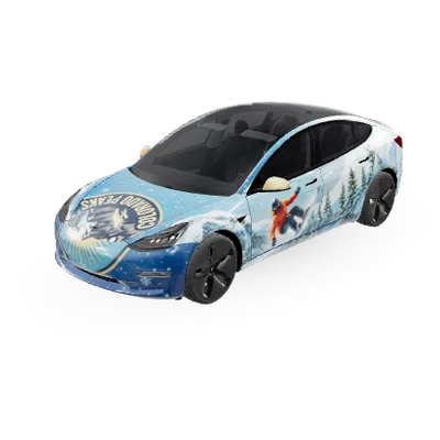 Ski – Tesla Model 3 Wrap
