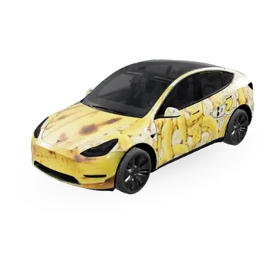 香蕉（Banana） – 特斯拉 Model Y 塗裝