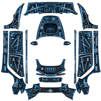 高科技X光（High-Tech X-Ray） – 特斯拉 Model 3 塗裝