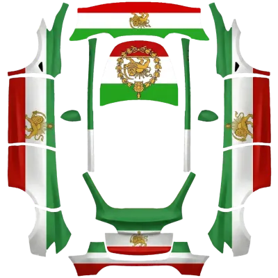 Persian-Pahlavi – Tesla Model Y wrap