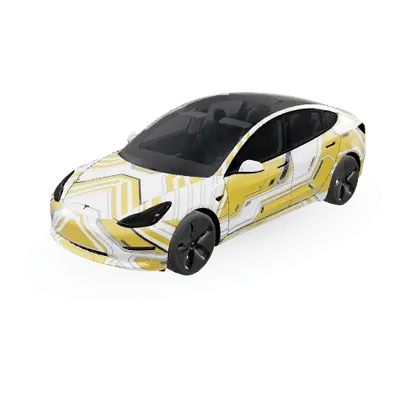 Грегор (Gregor 1) – оклейка Tesla Model 3