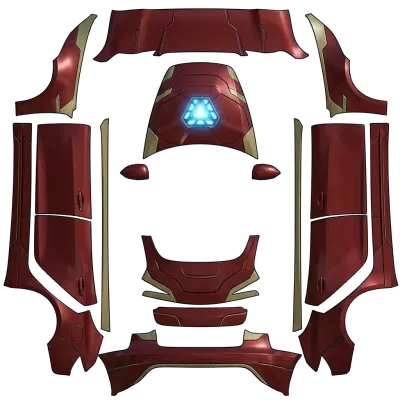 아이언맨 2 (Iron Man 2) – 테슬라 Model 3 랩핑