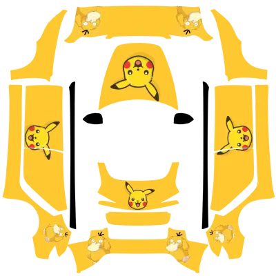 ポケモン (Pokémon) – テスラ Model 3 ラッピング