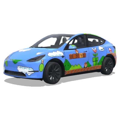 Mario – Tesla Model Y wrap