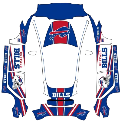 버팔로 빌스 (Buffalo Bills) – 테슬라 Model 3 랩핑