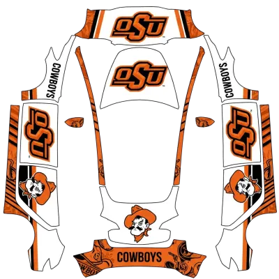 Oklahoma State – Tesla Model 3 Wrap