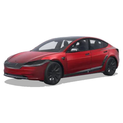 Ultra Red Aero – Tesla Model 3 wrap