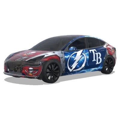Тампа Бэй – оклейка Tesla Model 3