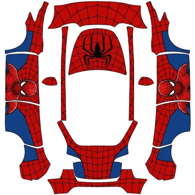 스파이더맨 (Spidey) – 테슬라 Model Y 랩핑