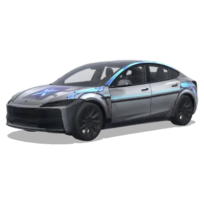 バック・トゥ・ザ・フューチャー デロリアン – テスラ Model 3 ラッピング