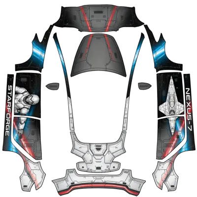 Star Wars (Star wars) – Tesla Model 3 Wrap