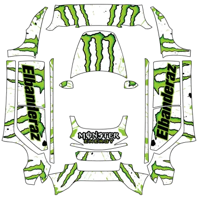 몬스터 에너지 엘반데라즈 (Monster energy Elbanderaz) – 테슬라 Model 3 랩핑