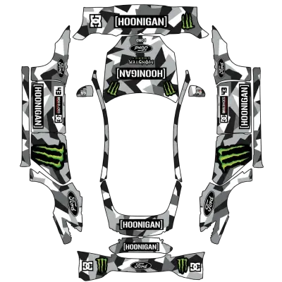 Hoonigan – Tesla Model S Wrap