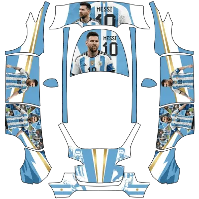 Messi – Tesla Model Y Wrap