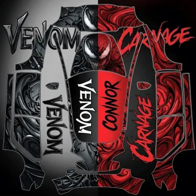 카네지 & 베놈 (Carnage & Venom) – 테슬라 Model 3 랩핑