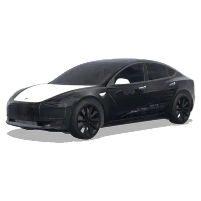 배트맨 배트모빌 (batman's batmobile. Colors: black.) – 테슬라 Model 3 랩핑