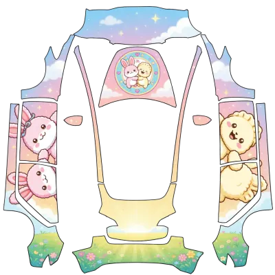 Kaninchen (Rabbits) – Tesla Model 3 Wrap