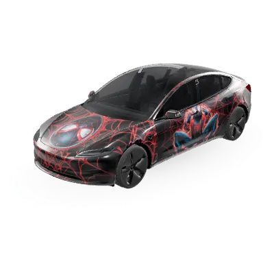 Miles Morales – Tesla Model 3 Wrap