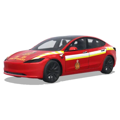香港消防車（HONG KONG FIRE TRUCK） – 特斯拉 Model 3 塗裝
