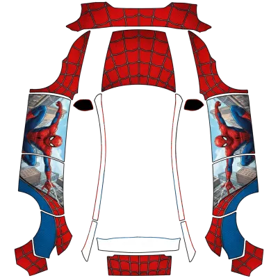 Spider-Man (Spyderman) – Tesla Model Y Wrap