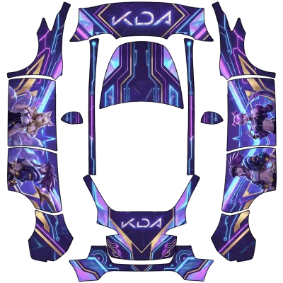 KDA – Tesla Model Y wrap