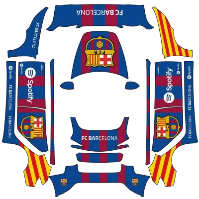 FC Barcelona – Tesla Model 3 Wrap