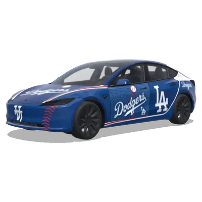 Лос-Анджелес Доджерс (los angeles dodgers) – оклейка Tesla Model 3