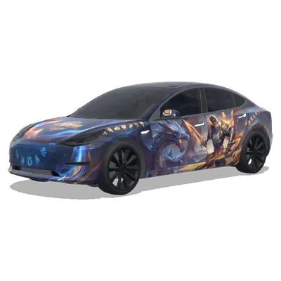Honor of Kings (王者荣耀) – Tesla Model 3 Wrap