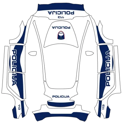 斯洛維尼亞警察（Policija Slovenija） – 特斯拉 Model 3 塗裝