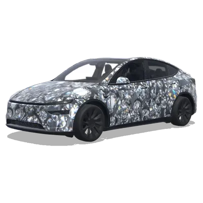 ダイヤモンドフル (full of diamond) – テスラ Model Y ラッピング