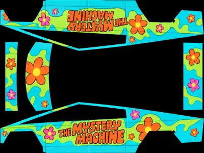 Mystery Machine V2 (The Mystery Machine V2) – Tesla Cybertruck Wrap