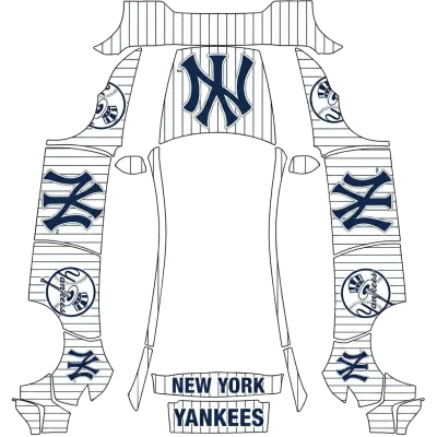 New York Yankees (New York Yankees Wrap) – Tesla Model Y Wrap