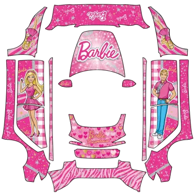 Barbie (barbie) – Tesla Model 3 Wrap