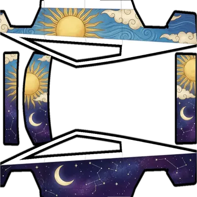 Sonne und Mond (Sun and moon) – Tesla Cybertruck Wrap