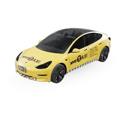 NYC Taxi – Tesla Model 3 Wrap