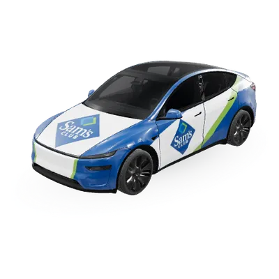 Sam's Club Auto (Sam's Club Car) – Tesla Model Y Wrap