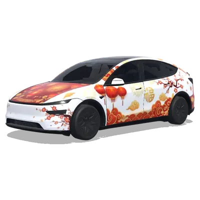 Chinesisches Neujahr (中国农历新年气氛) – Tesla Model Y L Wrap