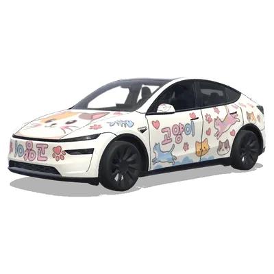 Cat (고양이) – Tesla Model Y wrap