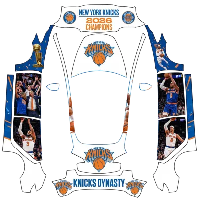 New York Knicks – Tesla Model 3 Wrap