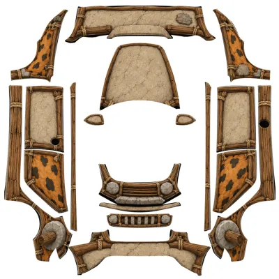 摩登原始人（Flintstones） – 特斯拉 Model 3 塗裝